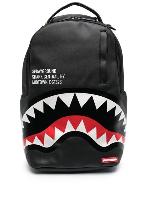 designer shark backpack